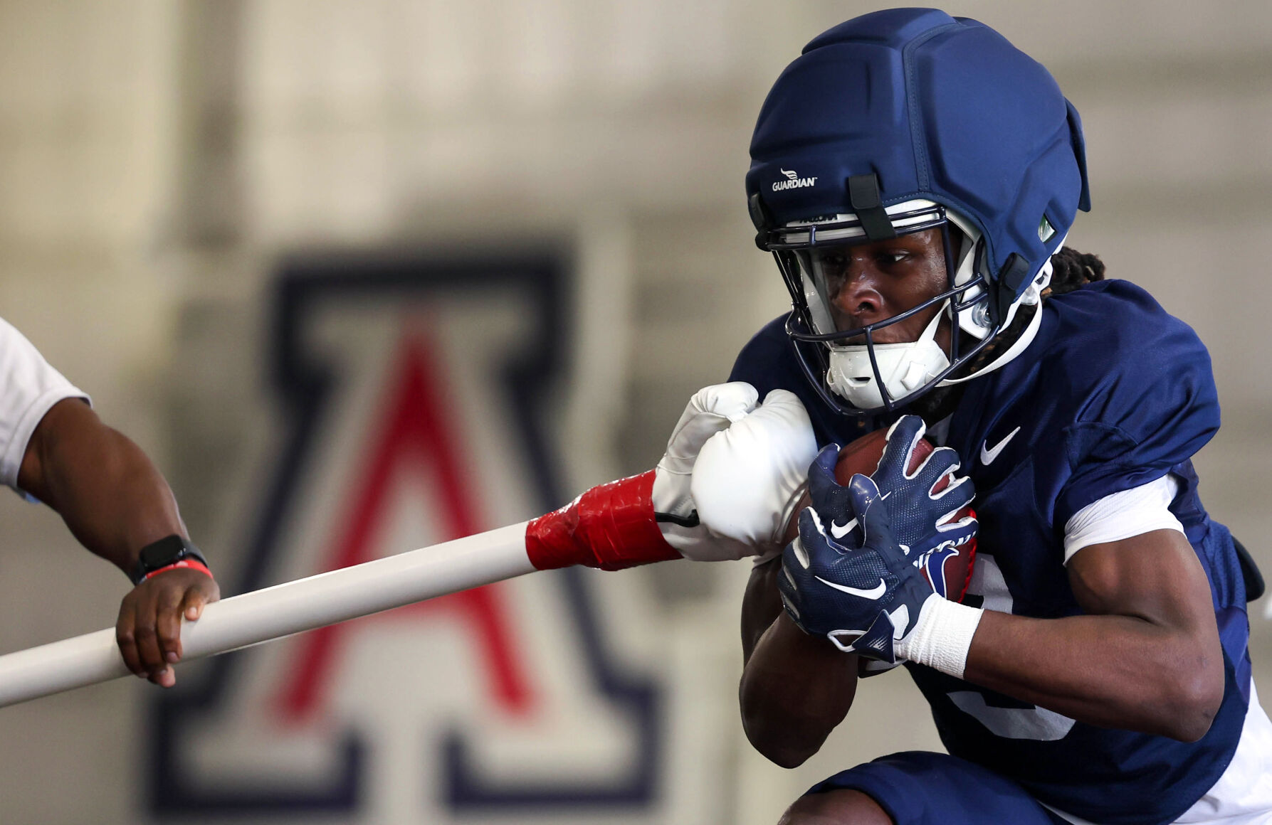 Spring football practice continues